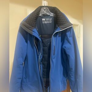 Helly Hansen Men’s Alpha Lifaloft insulated ski jacket -Deep Fjord.